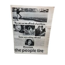1972 Firestone The People Tire Original Print Ad Vintage picture