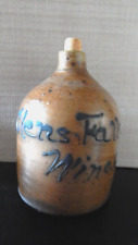Antique Stoneware Jug / Glens Falls Wine Co. picture