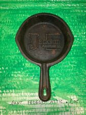 Aunt Froggy's Attic Cast Iron Advertising Skillet Pan Jackson Furniture Company picture