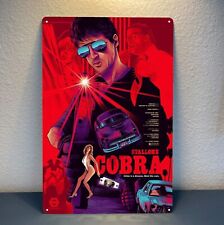Cobra sylvester stallone Movie Metal Poster Tin Sign 20x30cm Collectable Plate picture