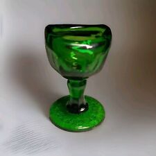 VINTAGE JOHN BULL EMERALD GREEN EYE WASH CUP PAT AUG 14 1917 picture