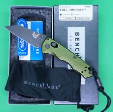 Benchmade 290BK-2 Full Immunity CPM-M4 Carbon Steel Woodland Green Axis Lock USA picture