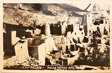 RPPC Cliff Palace Mesa Verde National Park Real Photo Postcard picture