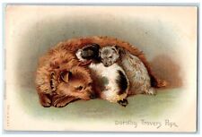 c1910's Dog And Puppies Dorothy Traverse Pope Morristown New Jersey NJ Postcard picture