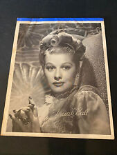 Lucille Ball notebook pad of paper, VERY RARE picture