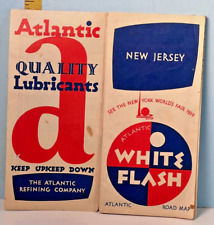 NEW JERSEY WHITE FLASH Atlantic Refining Compay Road Map picture