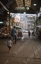 sl52 Original Slide 1970’s Japan Outdoor market shoppers stores 612a picture