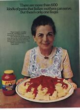 vintage 1970s mag print ad RAGU Spaghetti Sauce good food kitchen decor Italian picture
