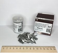 Cadmium Metal 99.9999% Extremely High Purity Periodic Element 250 Grams Pieces picture