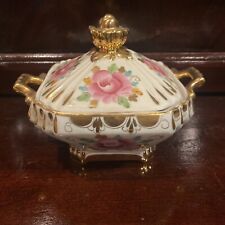 Vintage Russian GZHEL Porcelain Hand Made Gold Plated 5.5