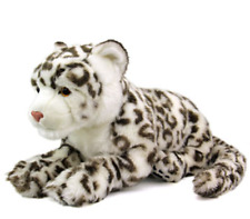 Real Plush Snow Leopard Parent Real Animal Family Series picture
