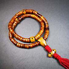 Gandhanra Handmade Tibetan Yak Bone Beads Mala,108 Prayer Beads for Meditation picture