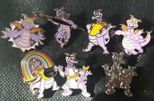 2019 Disney’s Many Faces of Figment Hidden Mickey Pin Set, Full set of 7 picture
