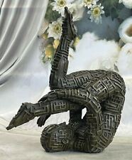 Rare Salvador Dali Male with Cubism Design Outfit Bronze Sculpture Statue Deal picture
