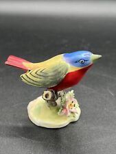 Vintage Royal Adderly Bone China Bird Figurine Painted Bunting picture