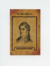 #TN22902 GEORGE HAMILTON GORDON Daily Historic Trade Card RARE picture