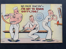 U.S. WWII 1940s, Military Comic Humor POSTCARD, preowned picture