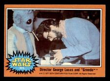 1977 Topps Star Wars #305 Director George Lucas And Greedo GD *e1 picture