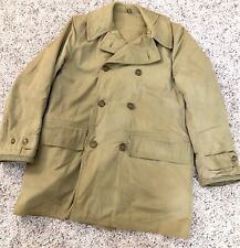 Sz 42R EARLY ORIGINAL WWII US ARMY WINTER M1938 MACKINAW JEEP JACKET LARGE picture