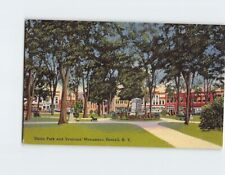 Postcard Union Park and Veterans' Monument Hornell New York USA picture
