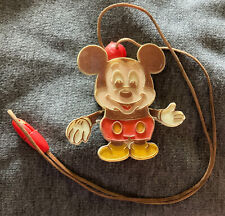 Vintage Mickey Mouse Plastic Pull String Puppet Toy PY-701 ROC Taiwan - AS IS picture