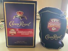 KC Kansas City Chiefs Crown Royal Bag & Box Superbowl LVII Champions picture