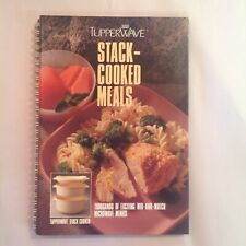 Vintage 1990Tupperware Stack-Cooked Meals Stack Cooker Microwave Recipe Book picture