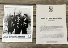 Vintage 1990 Sylk Times Leather Photo And Paper Press Release picture