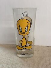 Tweety Looney Tunes Warner Bros PEPSI Collector Series Glass Cup Vintage 1973 picture