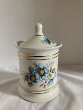 Old Foley James Kent Staffordshire England Porcelain Ceramic Lidded Canister Jar picture