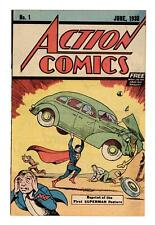Action Comics #1 Reprints #1 Safeguard Ad Variant VF/NM 9.0 1976 picture