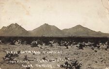 Three Sisters Mountains Deming New Mexico NM 1917 Real Photo RPPC picture