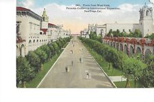 Vtg Unused Postcard Prado from West Gate, Panama CA Intl Expo Official Postcard picture