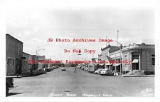 WA, Waterville, Washington, RPPC, Street Scene, 50s Cars, Ellis Photo No 4790 picture