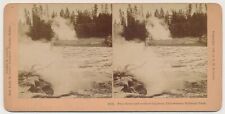 YELLOWSTONE SV - Firehole River & Restless Geysers - BW Kilburn c1896 picture
