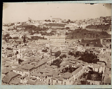 Spain, Granada, Panorama de l'Albaicín, ca.1880, vintage albumin print  picture