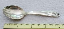 Vintage 1950's 1847 Rogers Bros. IS Daffodil silver plate Baby Spoon, 4 1/4