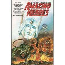 Amazing Heroes #23 Fantagraphics comics VF+ Full description below [s  picture