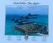 AUTHENTIC BLUE ANGELS 2005  TEAM SIGNED POSTER BY CREW MEMBERS picture