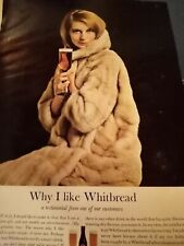 Xm3  Ephemera 1963 advert why I like whitbread  picture