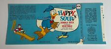 1960's Disney DONALD DUCK Happy Soup Can Label Heinz picture