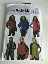 Butterick Sewing Pattern B 5563 Misses Wrap Shawl Jacket Top Lrg Xlg Xxl New  picture