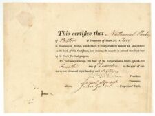 Skouheagan Bridge 1816 - Stock Certificate - Early Stocks and Bonds picture