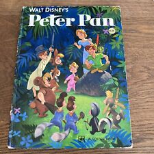 Vintage Walt Disney's Peter Pan 1972  Hardcover A Big Golden Book Children’s picture