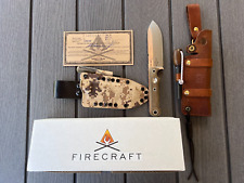 White River knife unused FC5 Firecraft Leather & Kydex sheaths matched ferro rod picture