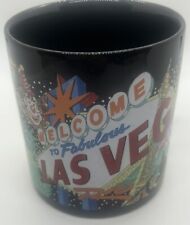 Vintage Welcome To Las Vegas Strip Mug Coffee Cup Bally’s Sahara Excalibur picture