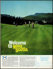 1964 Cape Breton Highlands Golf Course Nova Scotia travel retro photo ad adL4 picture