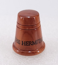 VTG The Hermitage Wooden wood Thimble picture
