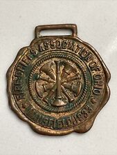 Vintage 1933 Firechiefs Association of Ohio Mansfield Watch Fob Lilley Ames Co picture