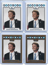 John Edwards-DEMOCRAT-2008 Topps Campaign Set of 4 Cards #CO8-JE (2-GOLD/2-BASE) picture